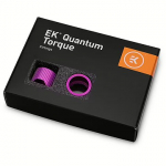 EK Water Blocks EK-Quantum Torque Compression Ring 6-Pack STC 16, Purple 3831109834848