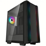 Deepcool CC560 ARGB V2, Tempered Glass, Black R-CC560-BKTAA4-G-2