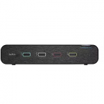 Belkin Universal 2nd Gen Secure KVM Switch, 4-Port, Dual Head, No CAC F1DN204KVM-UNN4