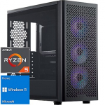 TopPC CS2 Deagle, Ryzen 5 5600X, 16GB (2x8) DDR4, GeForce RTX 5060 Ti (16GB), 1TB NVMe Gen4, Windows 11 Home DATK351-1236428