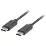 Lanberg USB-C 2.0, 1m, Black CA-CMCM-10CU-0010-BK