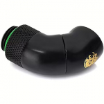 Bitspower G1/4" Matt Black Dual Rotary 90-Degree IG1/4" Extender BP-MB90R2
