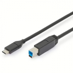 Digitus USB-C to USB-B, 1.8m AK-300149-018-S