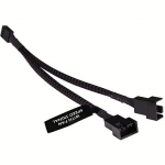 Alphacool Y-splitter 4-Pin to 2x 4-Pin PWM, 15cm, Black 18676