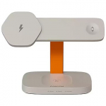 Canyon WCS-310, light grey/orange - Wireless Charging Dock CNS-WCS310LGOR
