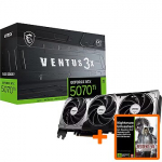 MSI GeForce RTX 5070 Ti, 16GB GDDR7, VENTUS 3X OC (DLSS 4) V531-092R