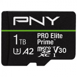 PNY Technologies Memory card microSDXC Elite Prime 1TB + adapter SD P-SDU1TBV32200PEP-GE