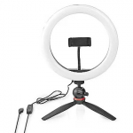 Nedis RLSTND100BK Selfie Ring Lamp 10 inch 2700-6700 K RLSTND100BK