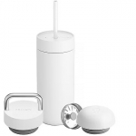 Fellow Carter thermal mug set + 3 caps white matt 473 ml CBOX2-MW