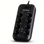 Cyberpower P0820SUF0-DE, 8 sockets + USB, Black P0820SUF0-DE