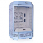 Thermaltake The Tower 250, Tempered Glass, Blue CA-1Z9-00SFWN-00