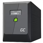 Green Cell Nepārtrauktas baro&scaron;anas bloks Green Cell PowerProof LCD UPS 1500VA 1050W 2x Schuko + 3x IEC UPSLP1050