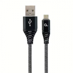 Gembird USB-A to microUSB, 1m CC-USB2B-AMMBM-1M-BW