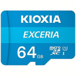 Kioxia Exceria M203, microSDHC, 64GB, Class 10, UHS-I,+Adapter LMEX1L064GG2