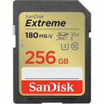 Sandisk Extreme, SDXC, 256GB, UHS-I, U3, V30 SDSDXVV-256G-GNCIN