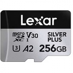 Lexar Silver Plus, MicroSDXC, 256GB LMSSIPL256G-BNANG