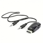 Gembird HDMI to VGA, M/F +Audio A-HDMI-VGA-02