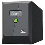 Green Cell Nepārtrauktas baro&scaron;anas bloks Green Cell PowerProof LCD UPS 2000VA 1400W USB 2x Schuko + 3x IEC UPSLP1400