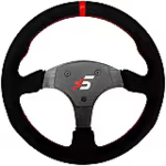 Simagic Round-Shaped Steering Wheel Rim 330mm without HUB, suede, S402 P-330R(SUEDE)