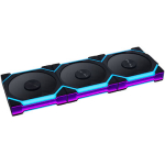 Lian Li UNI FAN SL FLEX 120 REVERSE, Black, 3 Pack + Controller 12RSL1F3B