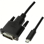 Logilink USB-C 3.2 to DVI-D, 1.8m UA0331