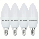 Blaupunkt LED lamp E14 595lm 7W 2700K 4pcs BLAUPUNKT-E14-7W-WW-4