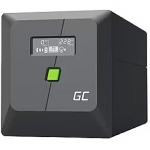 Green Cell Nepārtrauktas baro&scaron;anas bloks Green Cell PowerProof LCD UPS 750VA 480W USB 2x Schuko + 2x IEC UPSLP480