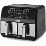 Kenwood kHealthy Fry TWIN Air Fryer HFM20.000MB, 8L, Black 00C462400KEDE
