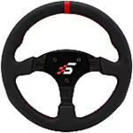 Simagic Round Steering Wheel 330 mm, without HUB, leather P-330R(LEATHER)
