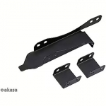 Akasa PCI Slot Bracket for Mounting One/Two 120mm Fans AK-MX304-12BK