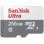 Sandisk Ultra Light, microSDXC, 256GB, UHS-I, Class 10 SDSQUNR-256G-GN3MN