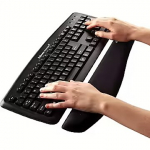 Fellowes Klaviatūras paliktnis Fellowes Keyboard Wrist Support PlushTouch Black 9252103