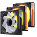 Jonsbo ZK-120BR ARGB, Reverse Blade, 3-Pack, Black ZK-120BR 3IN1