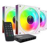 Mars Gaming MF-3DPROKIT, 3 Pack, White MF3DPROKITW