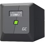 Green Cell Nepārtrauktas baro&scaron;anas bloks Green Cell PowerProof LCD UPS 1000VA 700W USB 2x Schuko + 2x IEC UPSLP700
