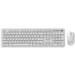 Gembird Klaviatūra un pele Gembird Desktop set Slim Pro Business wireless US White KBS-WPS-01-W