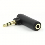 Gembird 3.5mm, M/F, angled A-3.5M-3.5FL