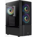Aerocool Quantum v3 TG, Black, Tempered Glass ACCM-PV30133.11