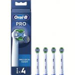 Braun toothbrush heads Precision Clean Pro, 4pcs, White EB20RX-4