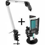 Endgame Gear MICARM + XSTRM USB Mikrofon - wei&szlig; GABU-348