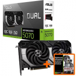 Asus GeForce RTX 5070, 12GB GDDR7, Dual OC (DLSS 4) DUAL-RTX5070-O12G
