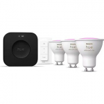 Philips Hue Bridge Pro + 3 x GU10 + regulator przyciemniania 929003666513