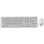 Gembird Klaviatūra un pele Gembird Desktop set Slim Pro Business wireless RU White KBS-WPS-01-W-CYRL