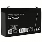 Green Cell Battery AGM VRLA 6V 7.2Ah AGM39