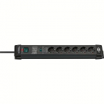 Brennenstuhl Premium-Line Power Strip with surge protection, 1.8m, Black 1951160400