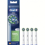 Braun toothbrush heads Cross Action Pro, 4pcs, White EB50RX-4