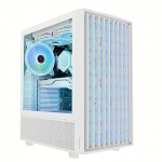 Modecom Breeze ARGB Flow, Tempered Glass, White AT-BREEZE-MG-ARGB-20-000000-0002