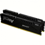 Kingston Fury Beast Black (EXPO + XMP), DDR5, 128GB, 5600MT/s, CL40, Kit of 2 KF556C40BBK2-128