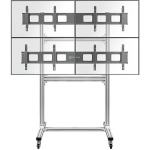 Onkron TV Floor stand for 4 screens, 43-55" FSPRO2L22-S