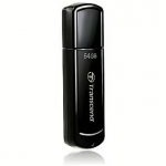 Transcend JetFlash 350, 64GB, Black TS64GJF350